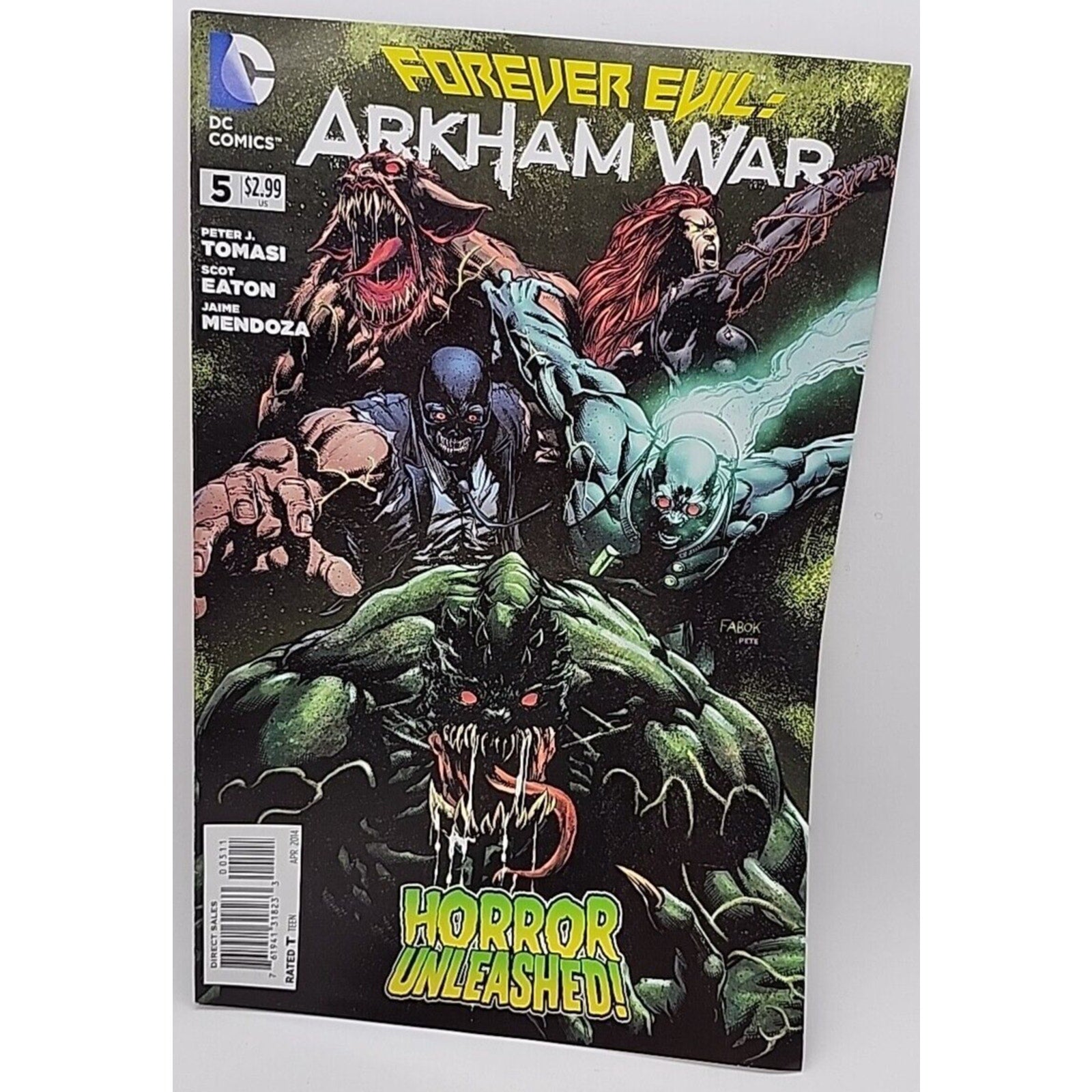 Forever Evil: Arkham War #5 DC Comics 2014 - Bane Talon Joker's Daughter