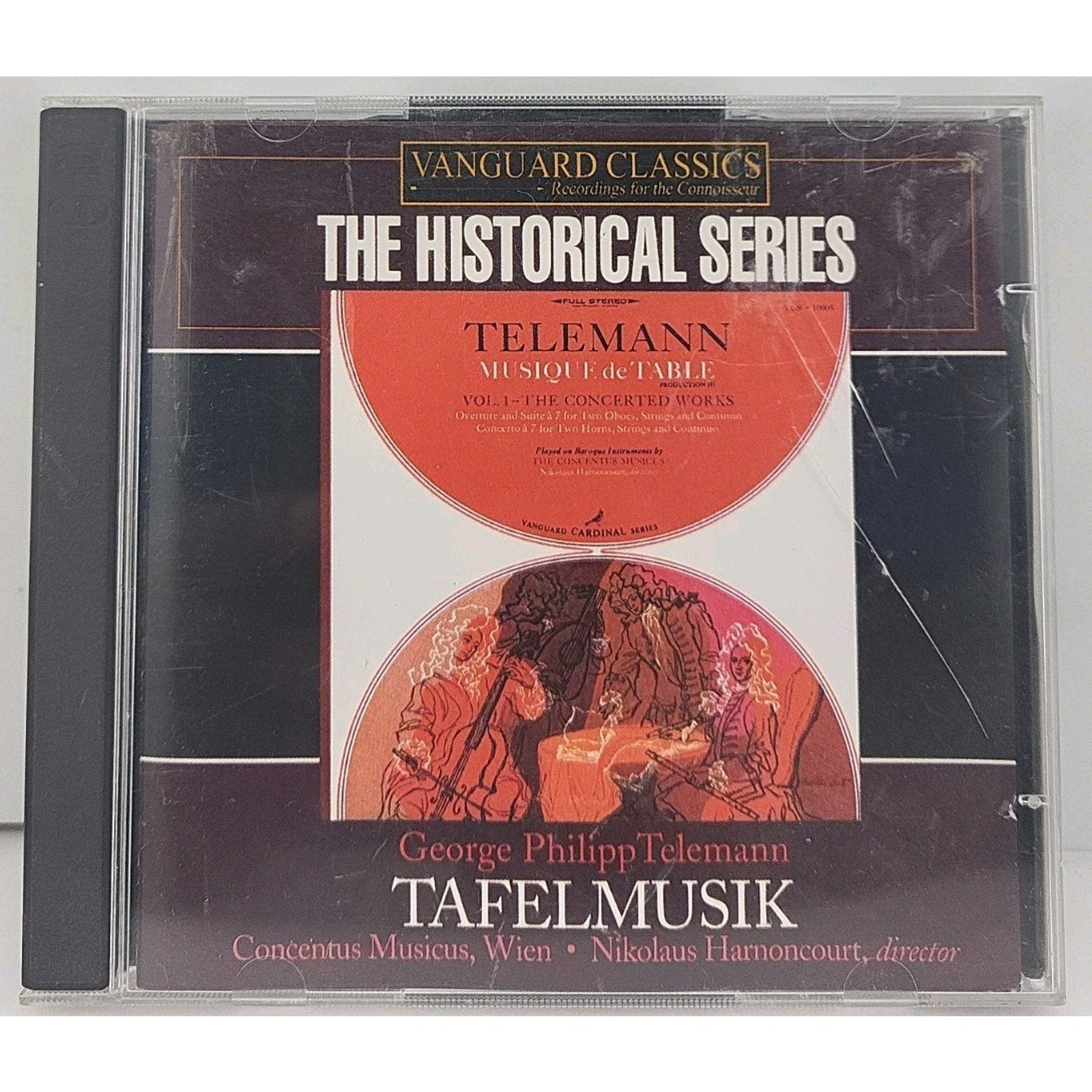 Telemann / Harnoncourt - Tafelmusik: Production III [Complete] (CD, 2 Disc,2005)