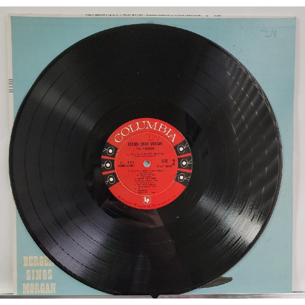 Polly Bergen Bergen Sings Morgan (Record)