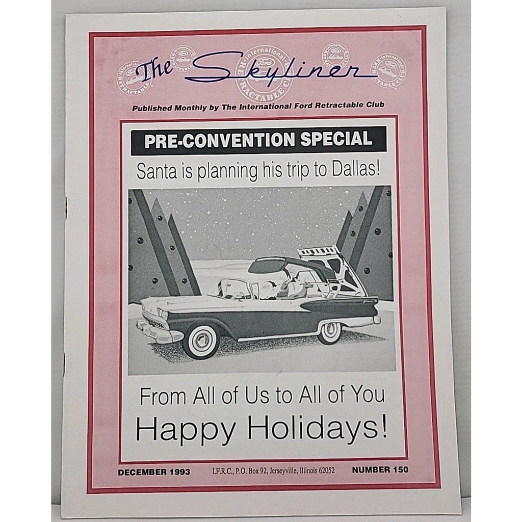 The Skyliner - International Retractable Club - December 1993 Number 150