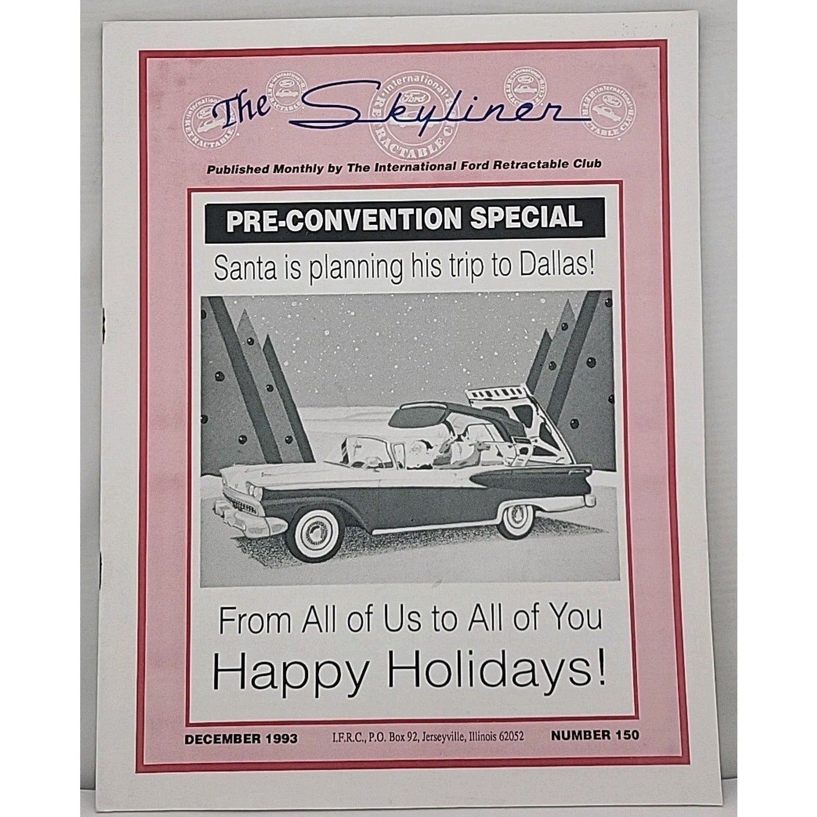 The Skyliner - International Retractable Club - December 1993 Number 150
