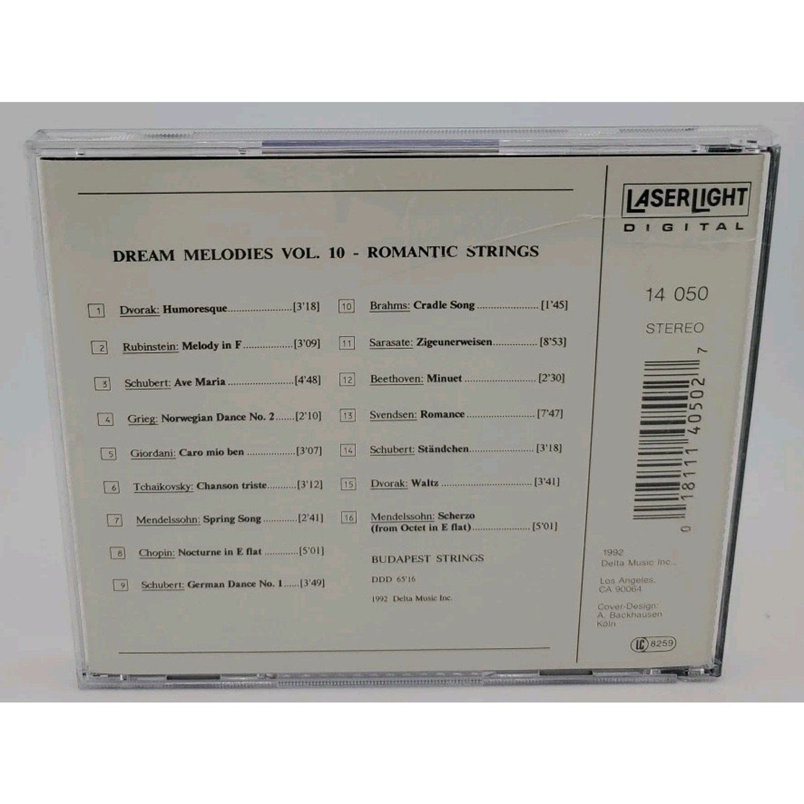 Dream Melodies Vol. 10: Romantic Strings (CD 1992)