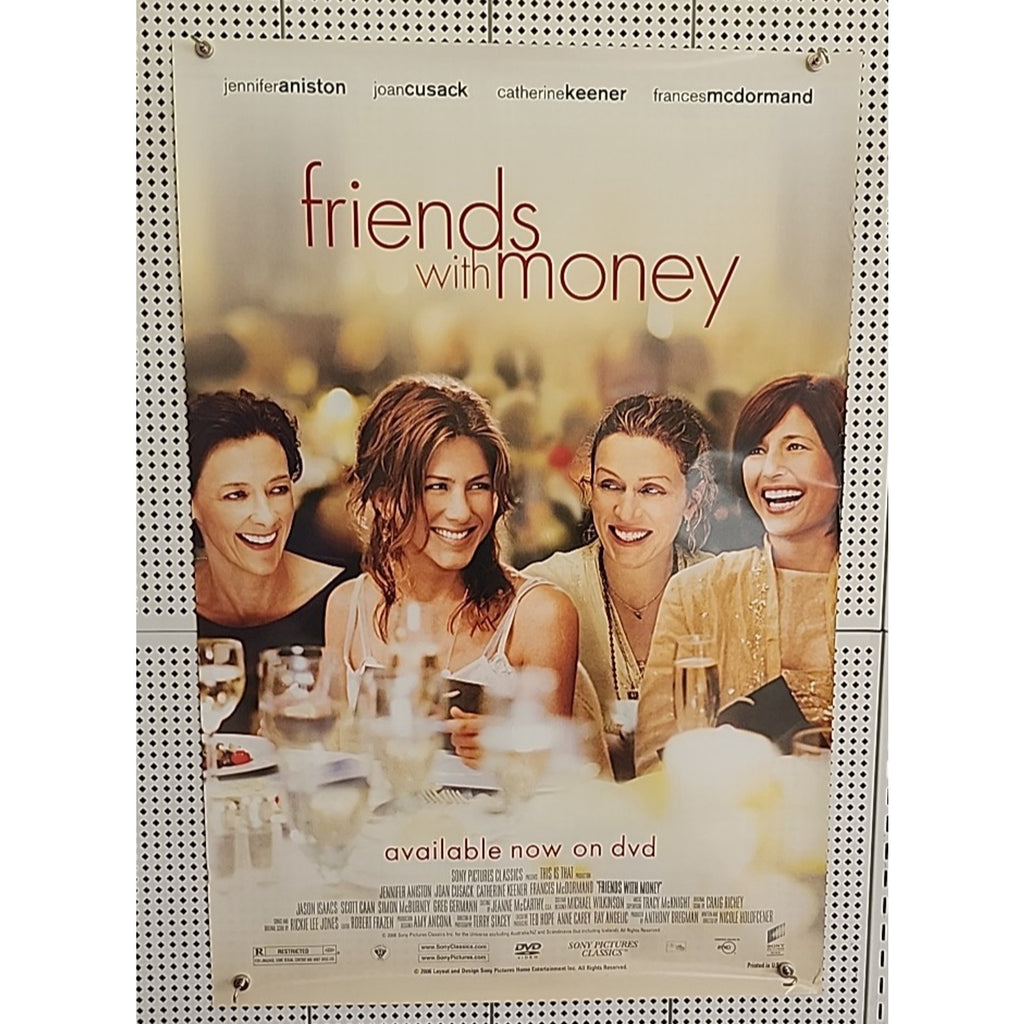 Friends with Money Movie Poster - Jennifer Aniston - 40 x 27 - Rolled