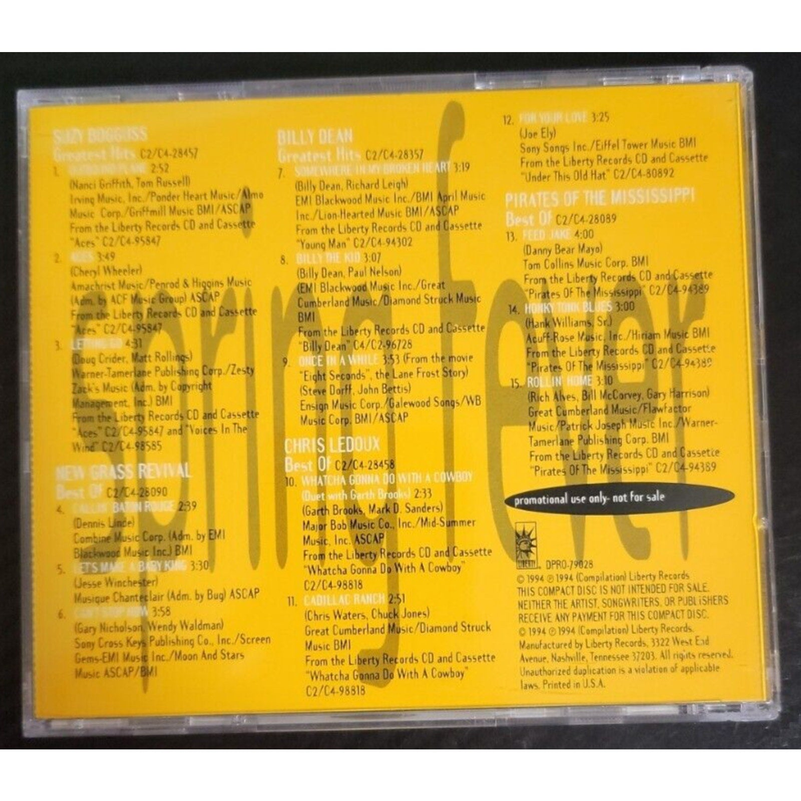 Spring Fever Sampler Various Artists (CD)