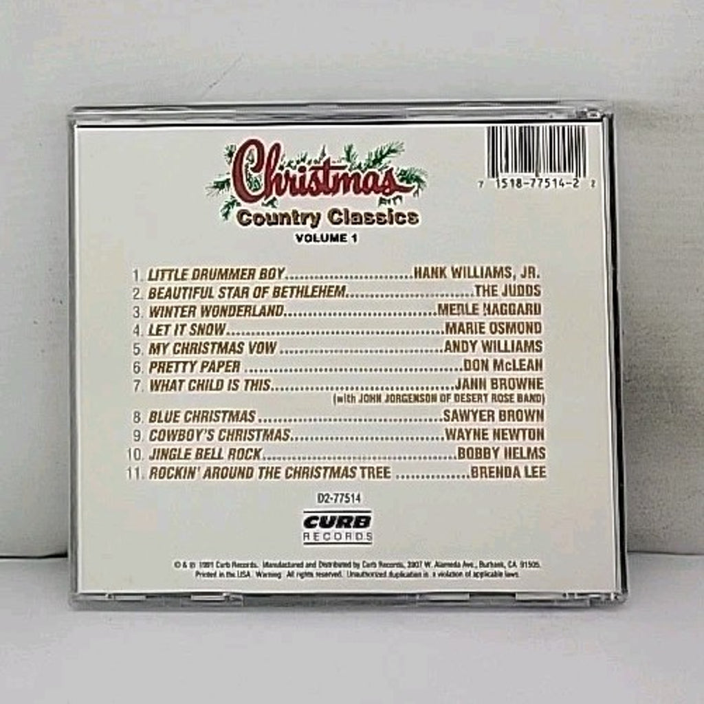 Christmas Country Classics Volume 1 CD