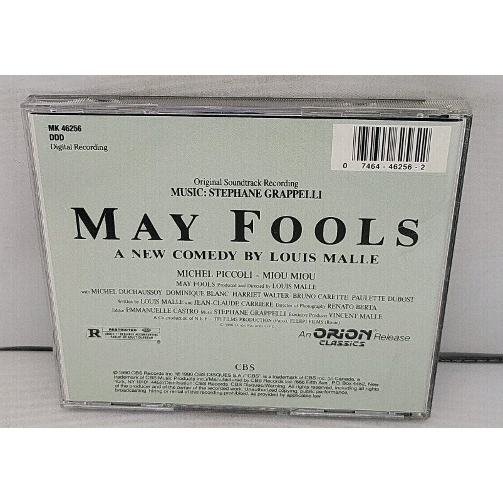 May Fools by Original Soundtrack (CD, Jul-1990, CBS Masterworks)
