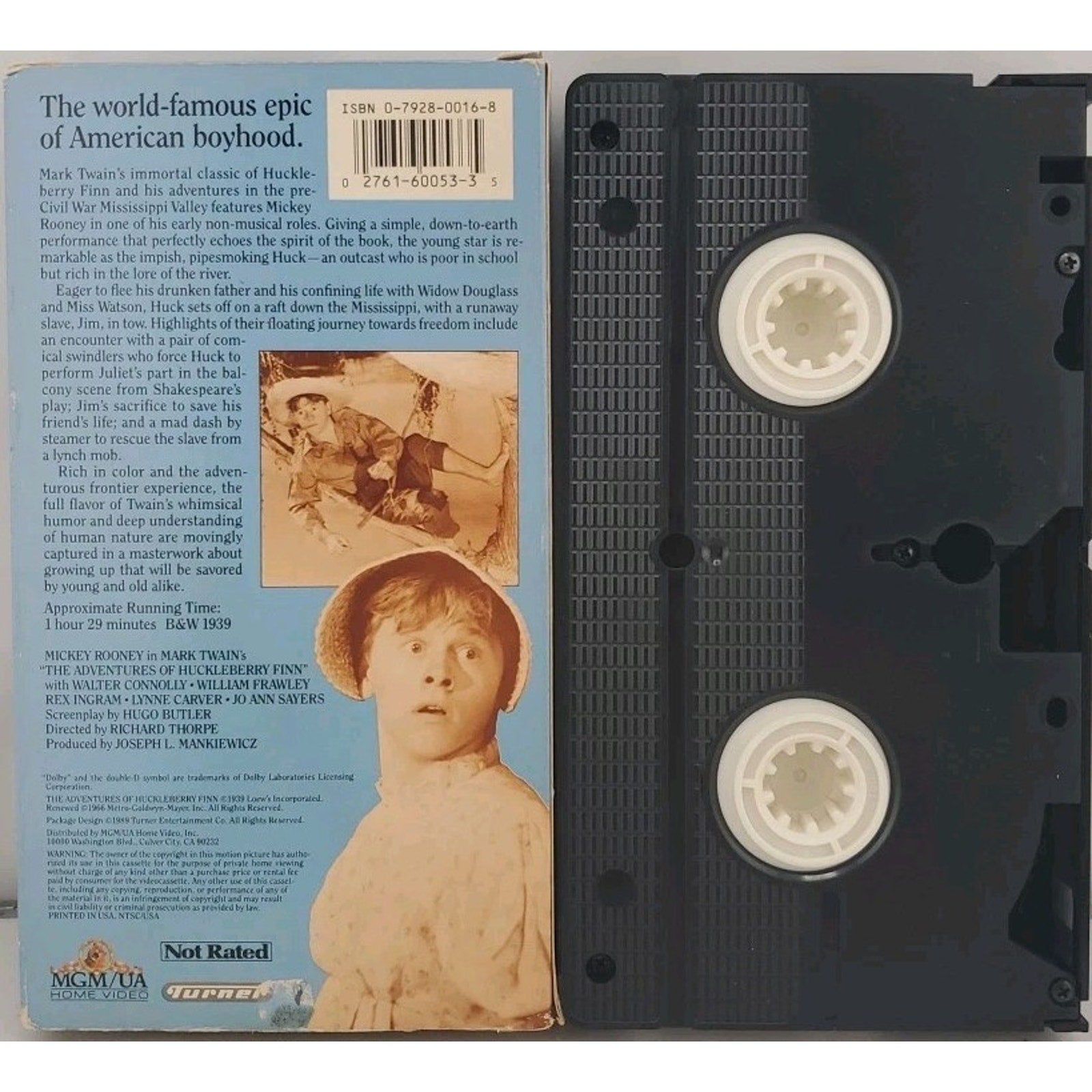 The Adventures of Huckleberry Finn (VHS, 1993)