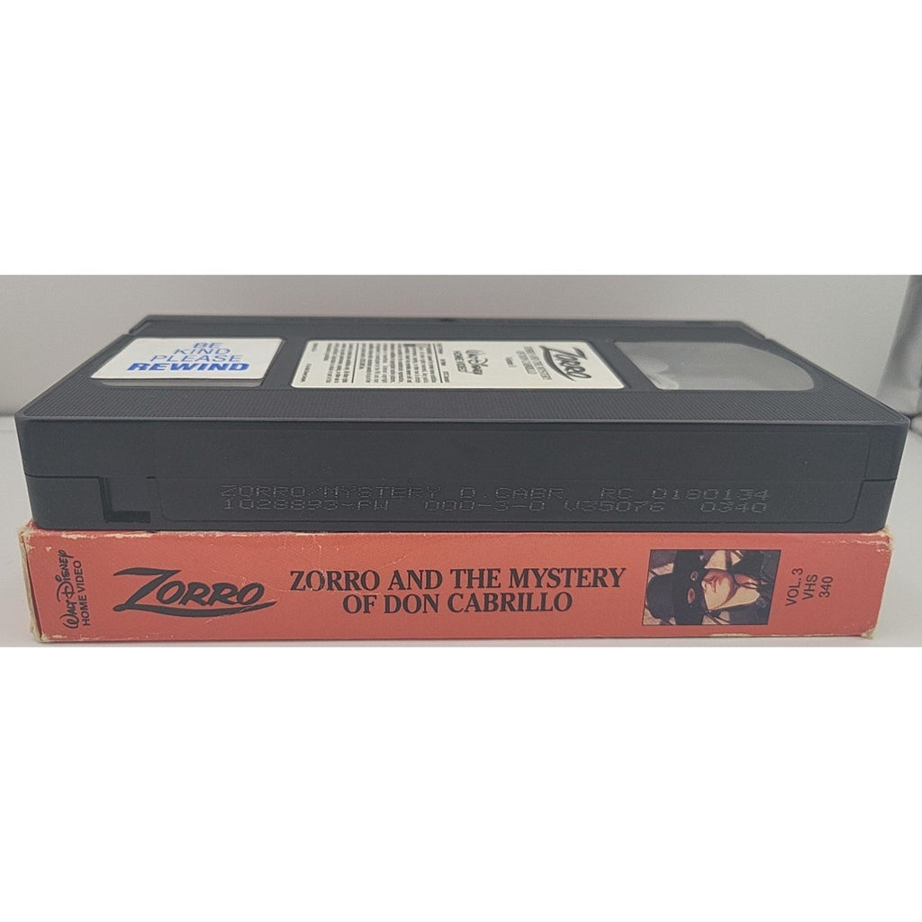 Zorro and the Mystery of Don Cabrillo VHS 1959 Action Adventure Disney