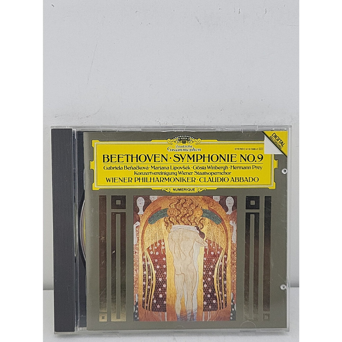 Symphony No 9 by Beethoven / Prey / Lipovsek / Vpo / Abbado (CD, 1987)