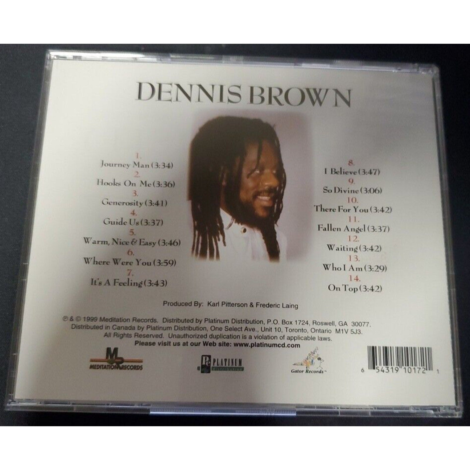Generosity by Dennis Brown (CD, Apr-1999, Gator Records)