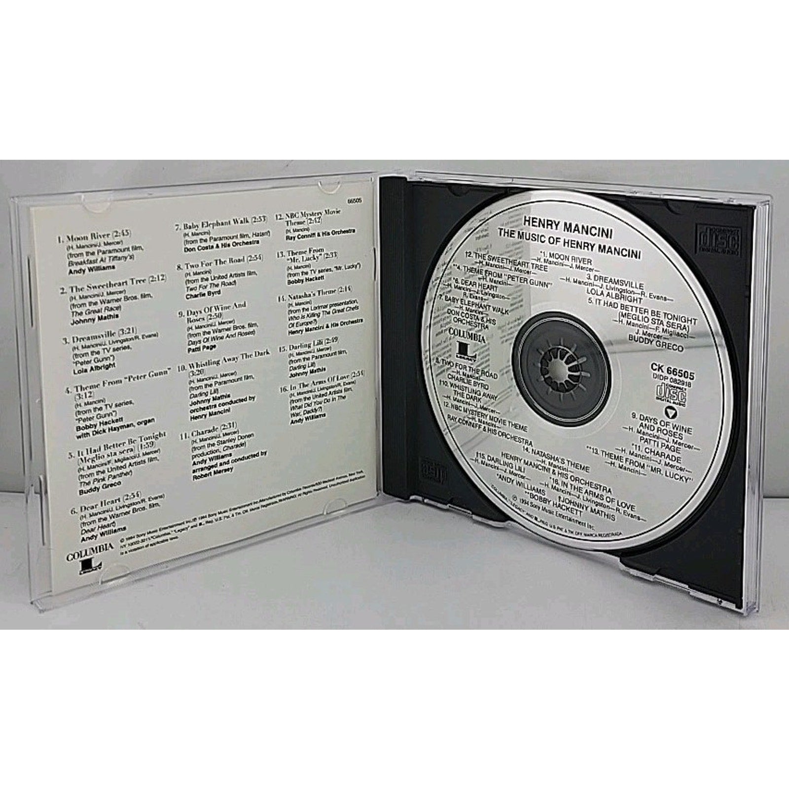 Music of Henry Mancini by Henry Mancini (CD, 1994)