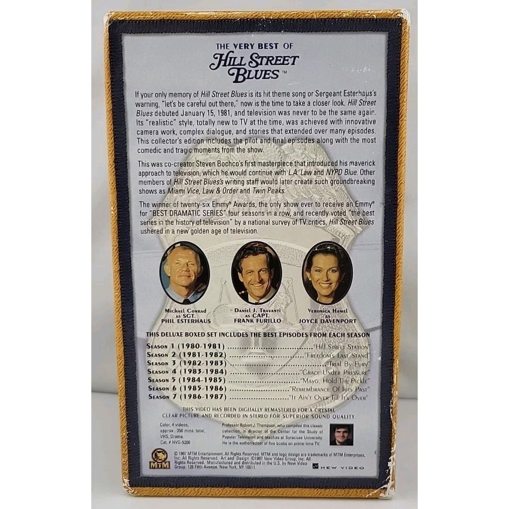 Hill Street Blues - The Very Best of (Boxed Set) (VHS, 1998, 4-Tape Set)