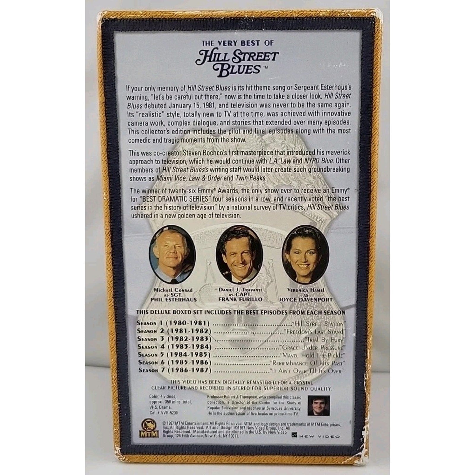 Hill Street Blues - The Very Best of (Boxed Set) (VHS, 1998, 4-Tape Set)
