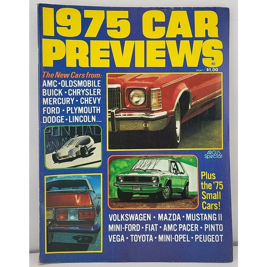 1975 Car Previews Magazine