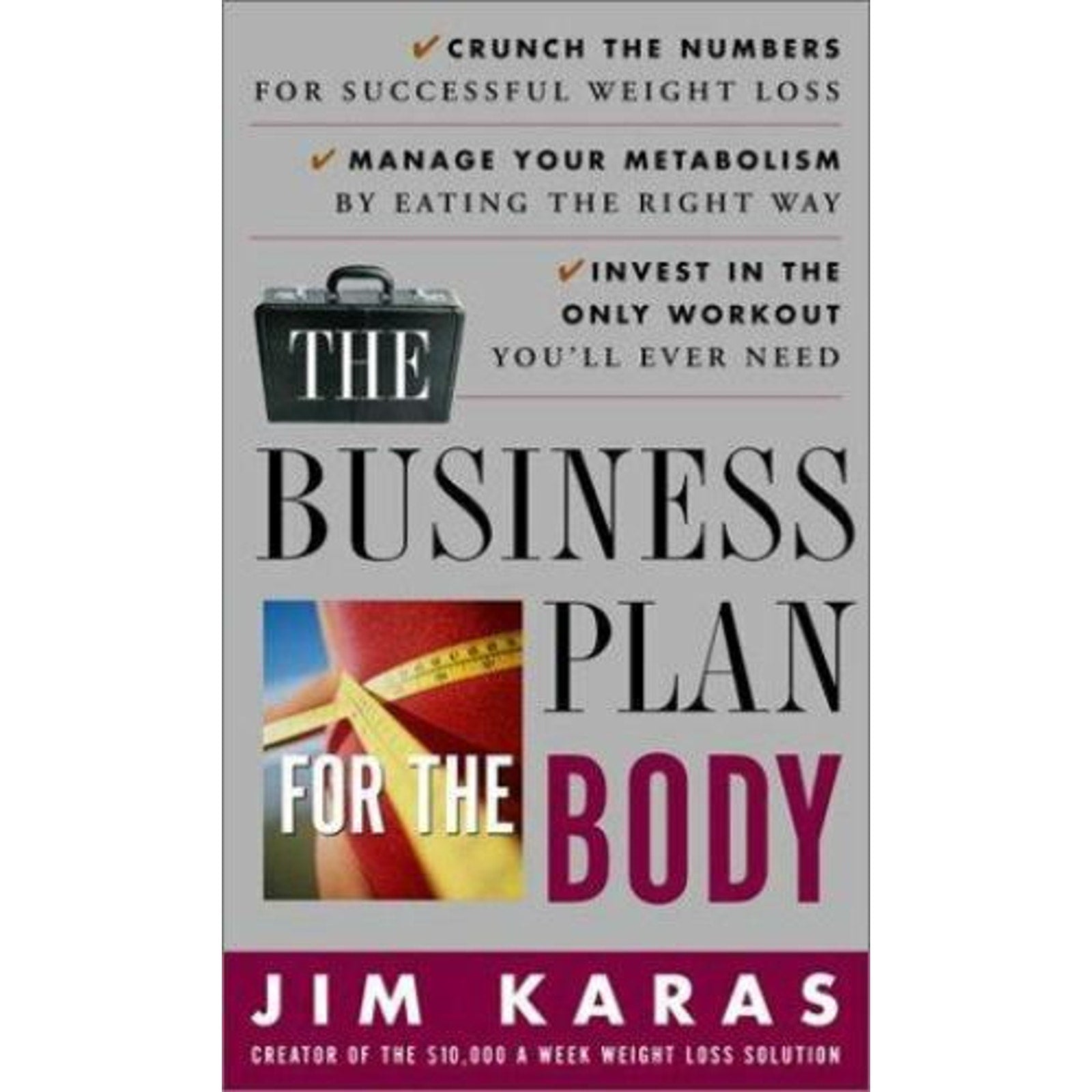 The Business Plan for the Body: Crunch the - paperback, Jim Karas, 9780609807422