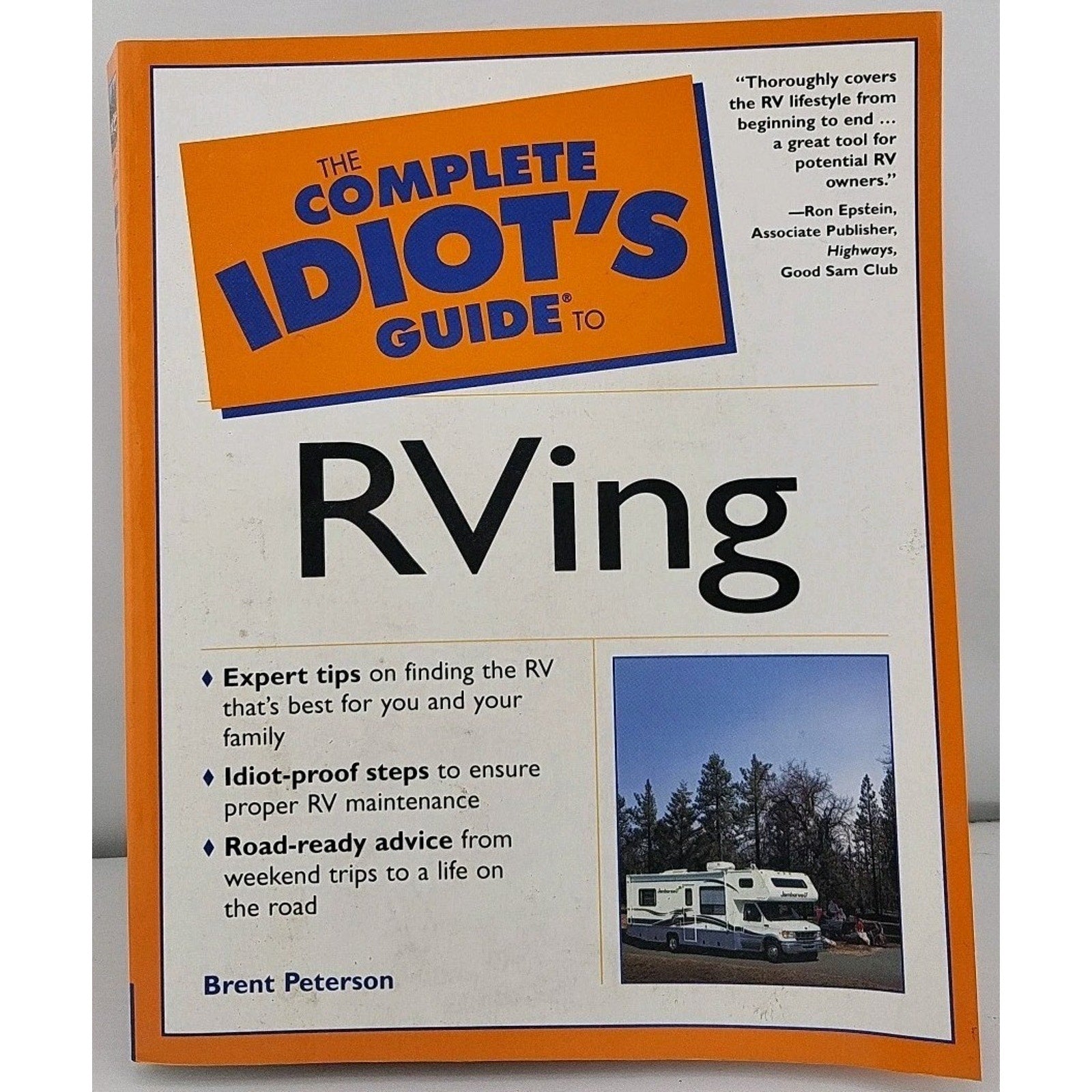 Complete Idiot's Guide to Rving by Brent Peterson (2001, Trade Paperback)