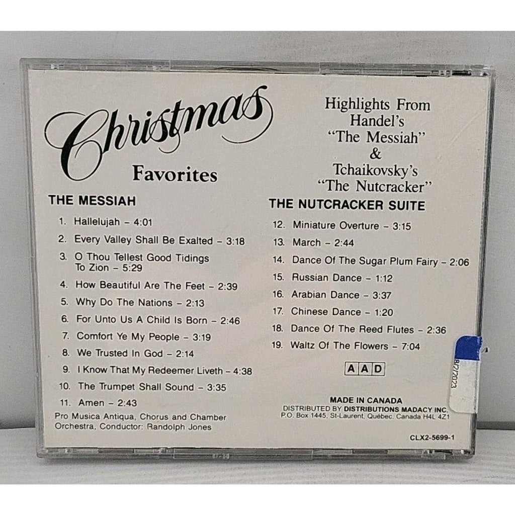 Christmas Favorites CD