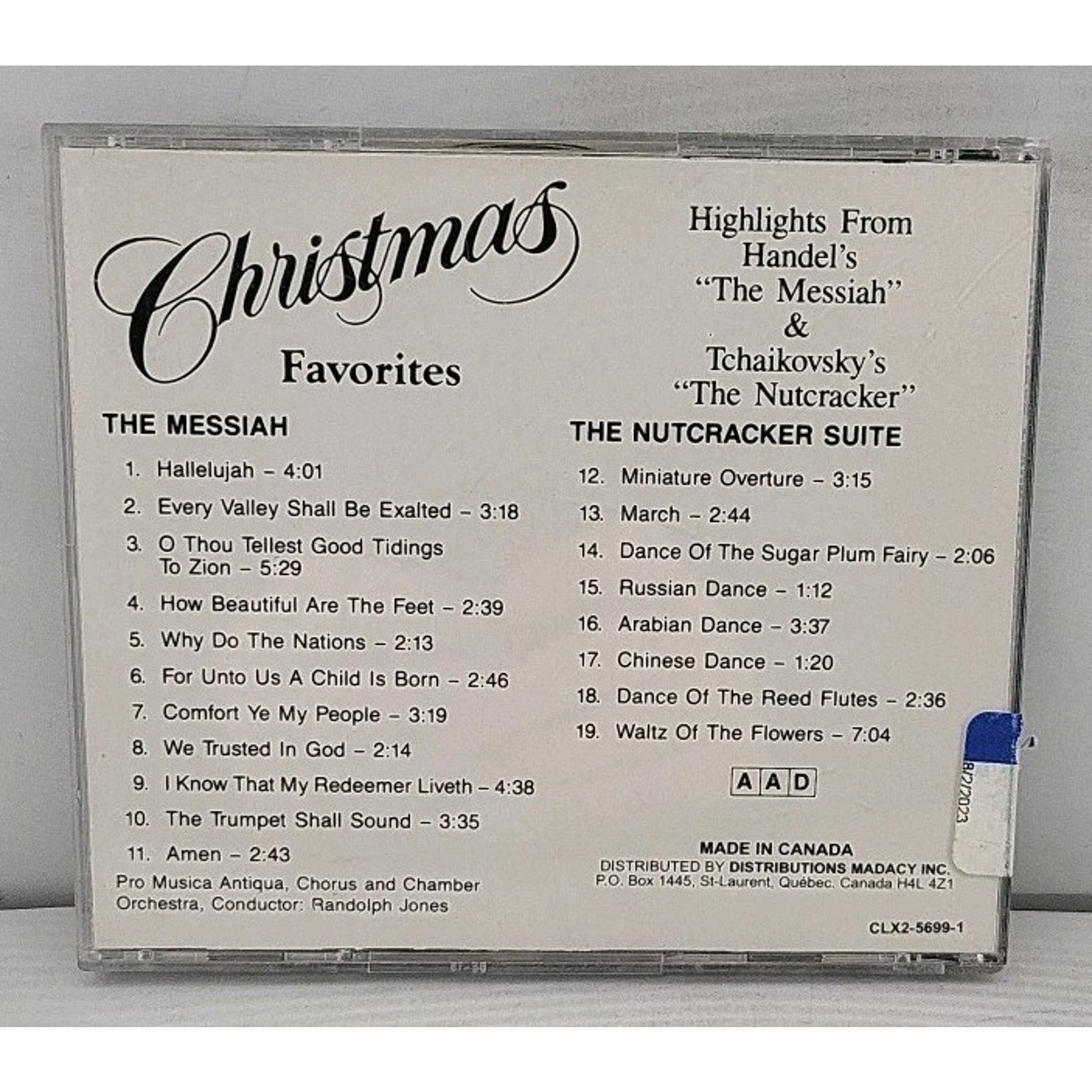 Christmas Favorites CD