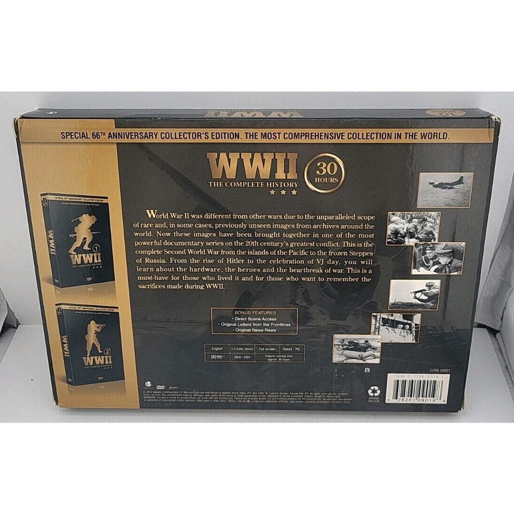 WWII: The Complete History (DVD, 2011, 10-Disc Set)