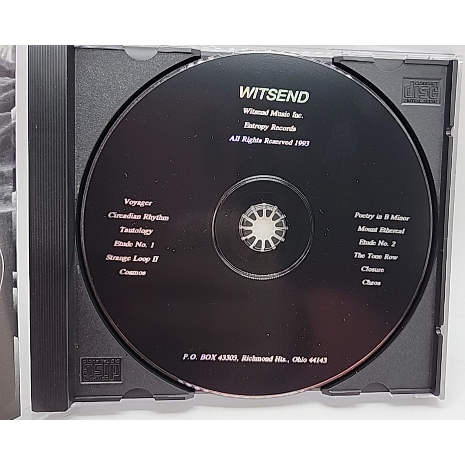 Witsend Cosmos and Chaos (CD)