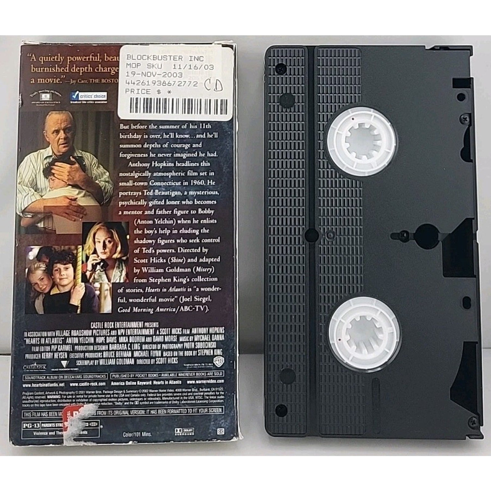 Hearts In Atlantis VHS