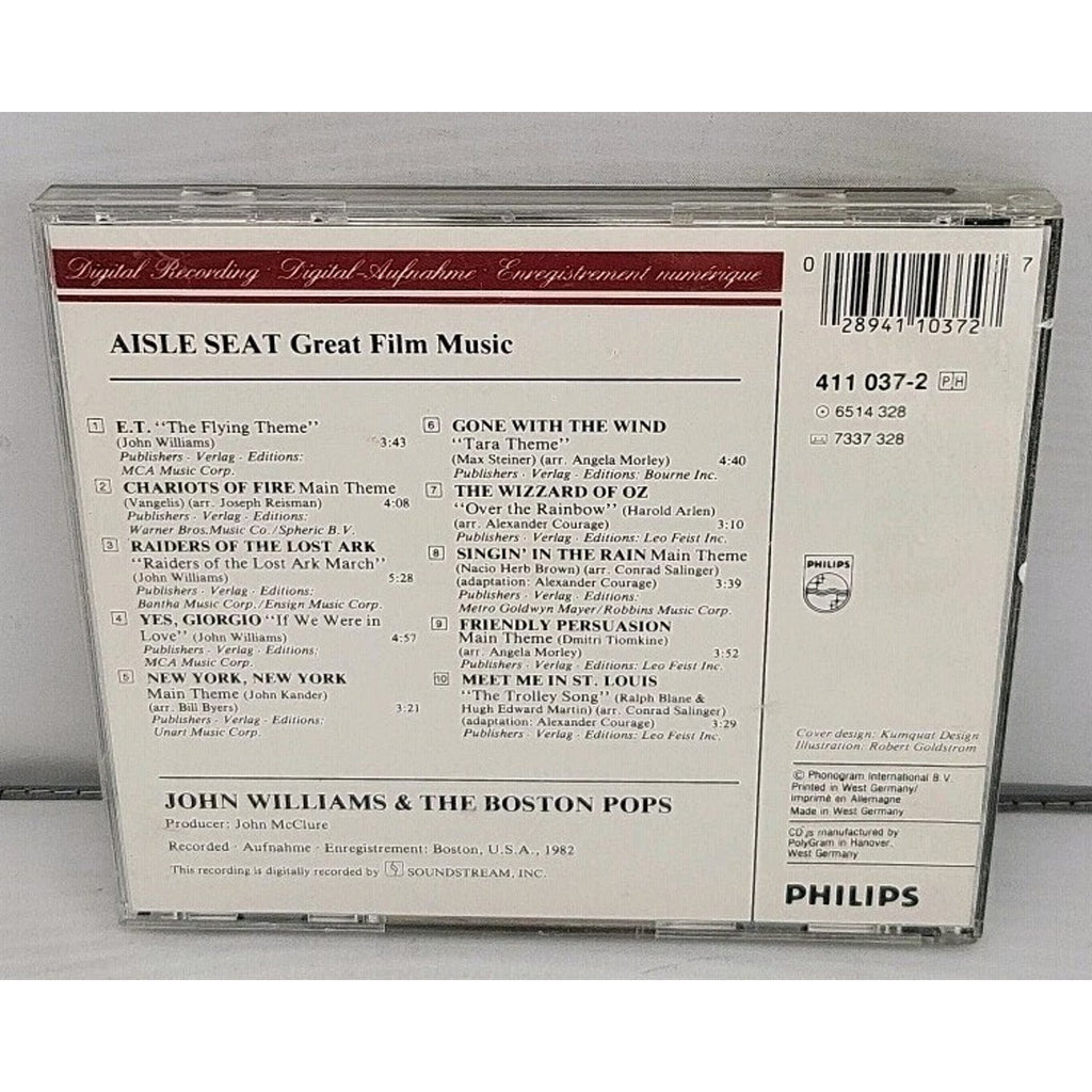 Aisle Seat by John Williams (CD, 1990)