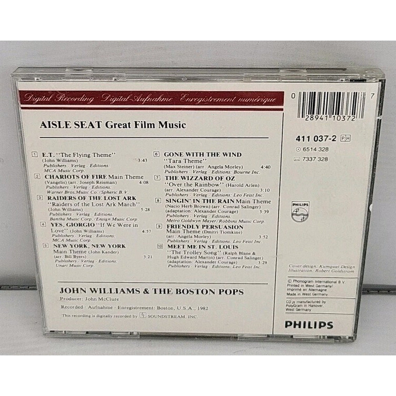 Aisle Seat by John Williams (CD, 1990)