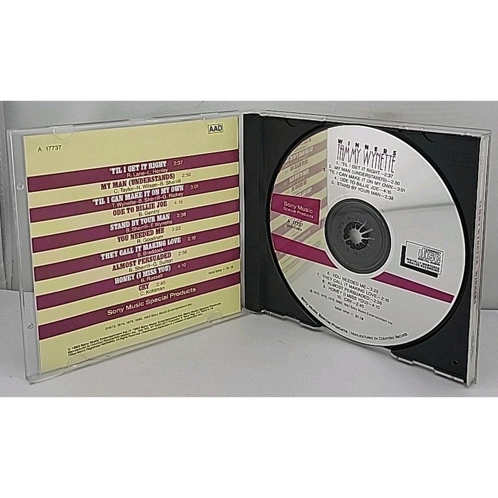 Winners by Tammy Wynette (CD, 1995)