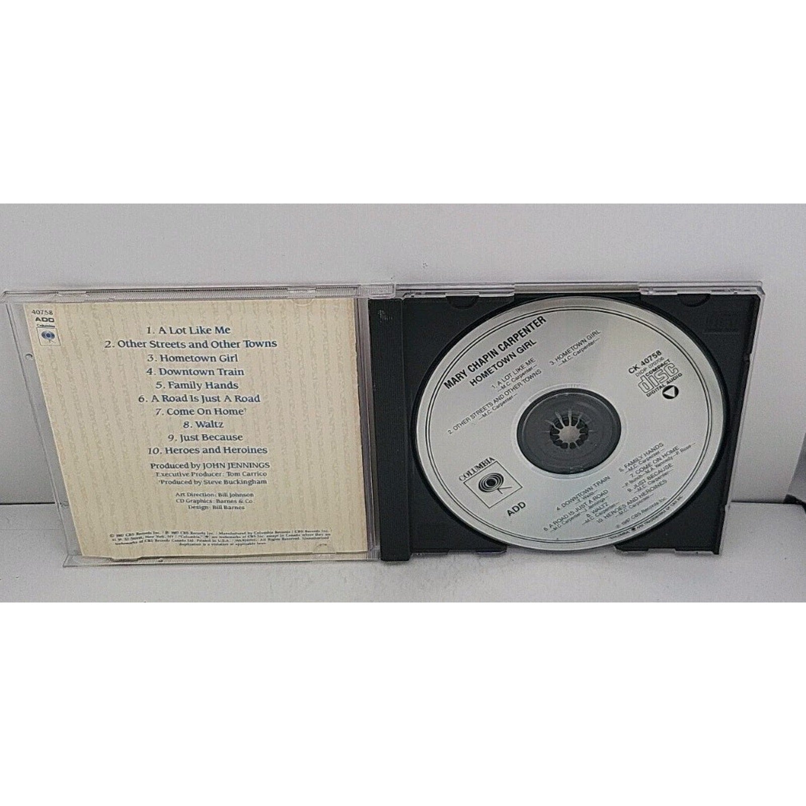 Hometown Girl by Carpenter, Mary-Chapin (CD, 1989)