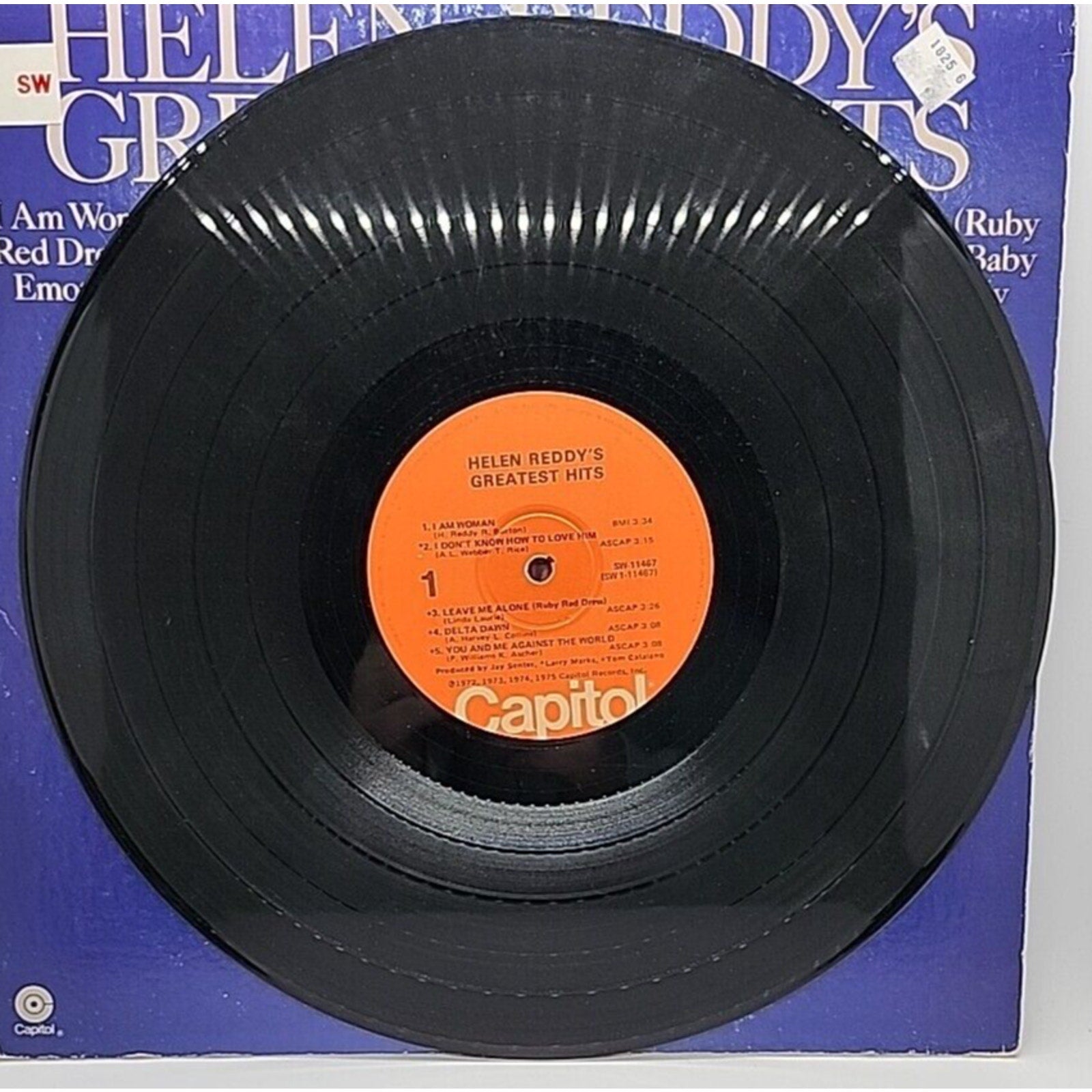 Helen Reddy's Greatest Hits 1975 12" Record 33RPM