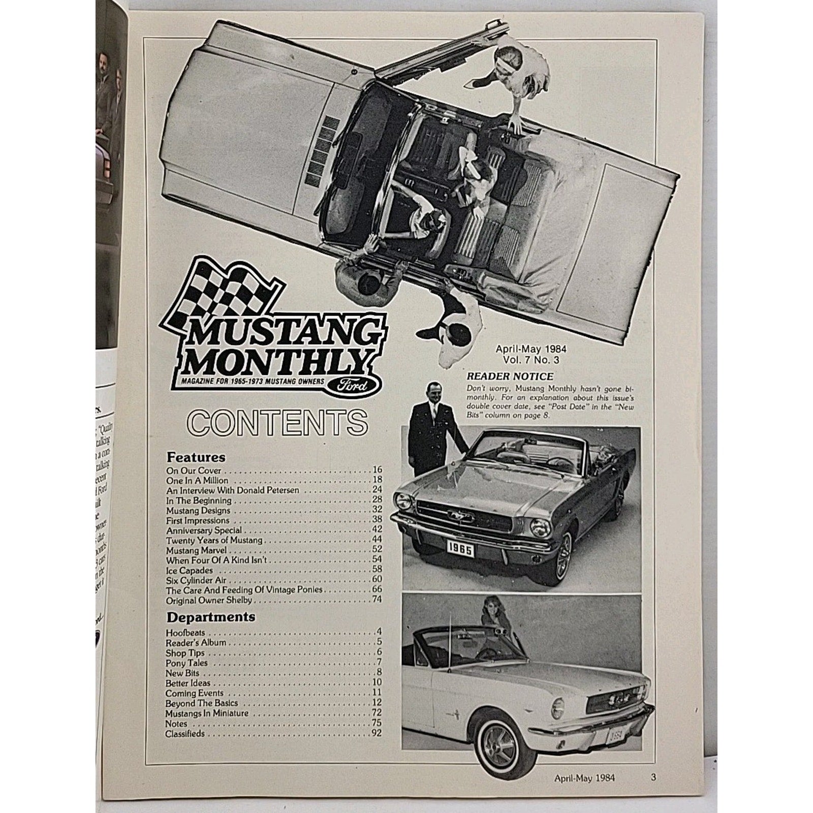 Mustang Monthly Magazine - April-May 1984 - Vol. 7 No. 3