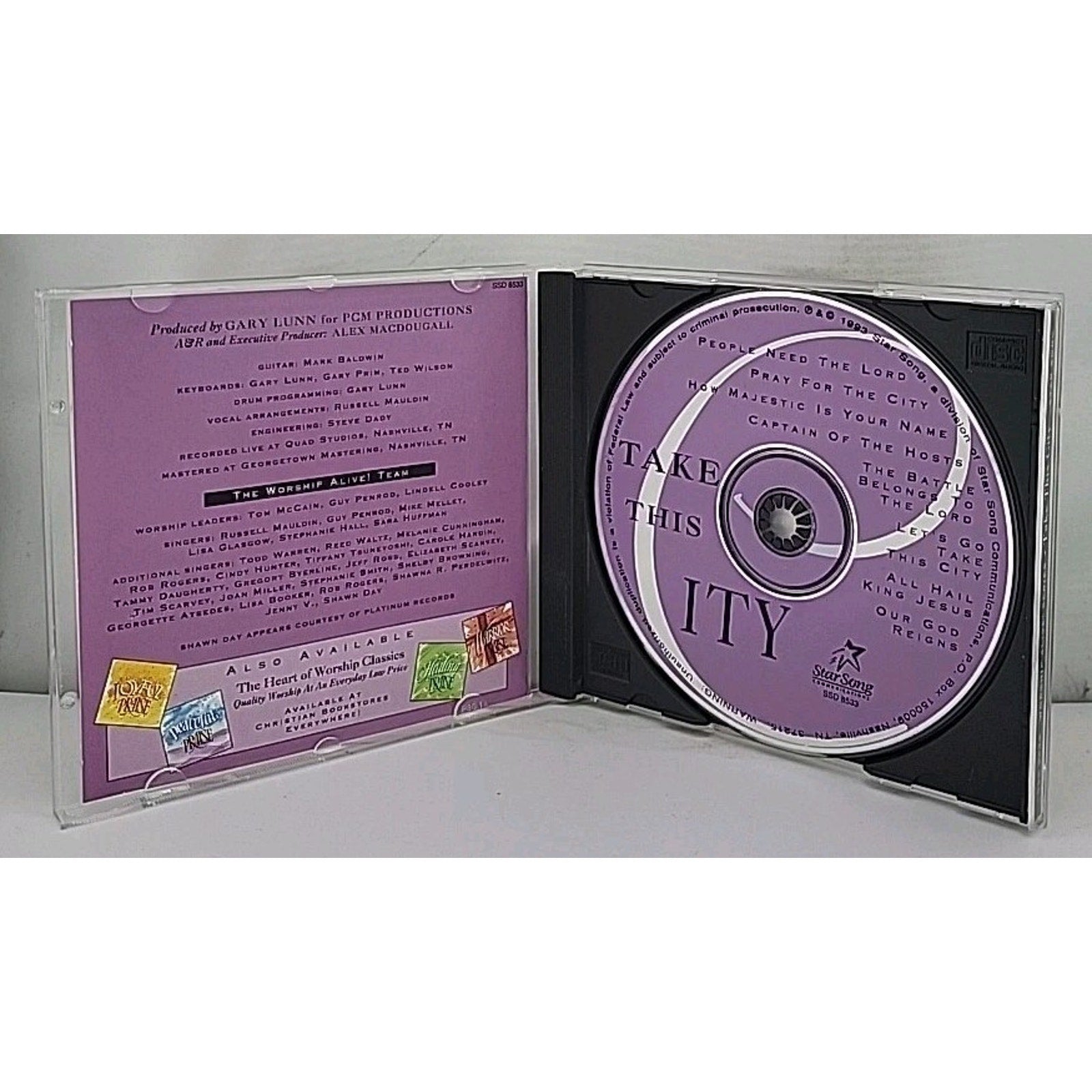 Take This City - Worship Alive Series - Licensed Reproduction CD