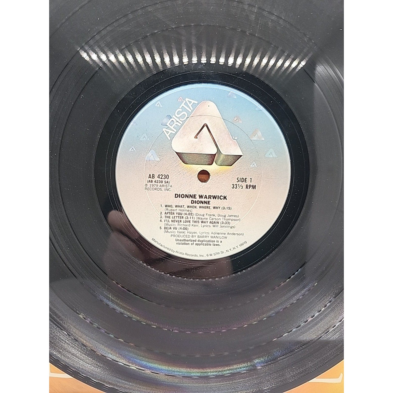 Dionne Warwick: Dionne 12" 33 RPM (Record)