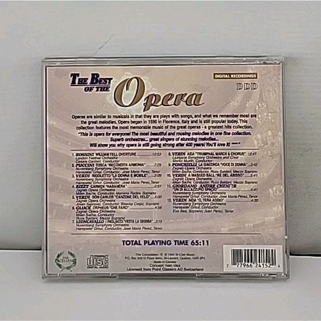 The Best of the Opera CD Par Excellence Digital Recordings