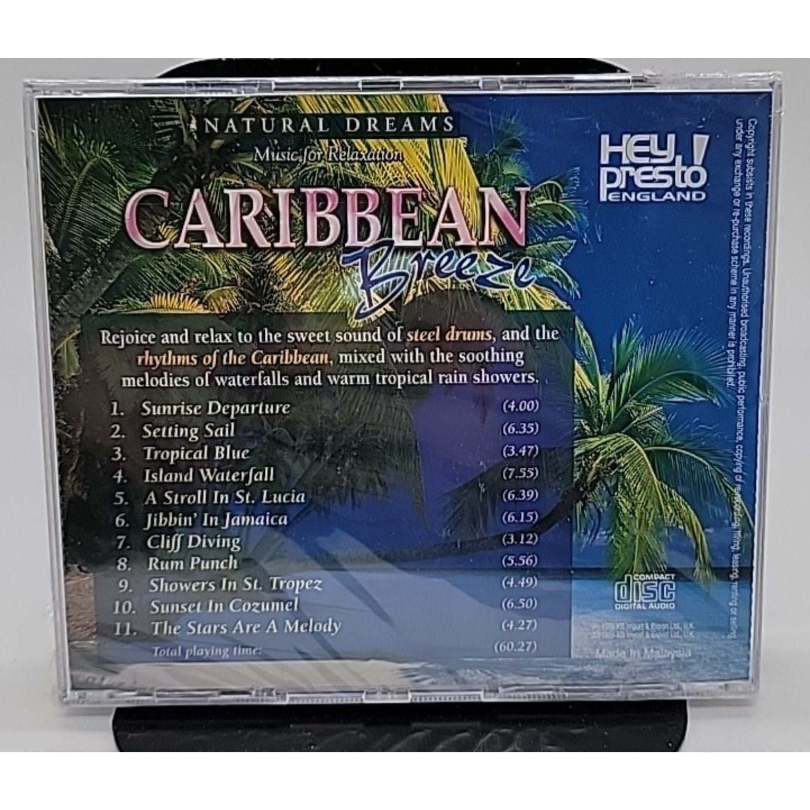Natural Dreams - Caribbean Breeze - Music for Relaxation CD *Brand New*