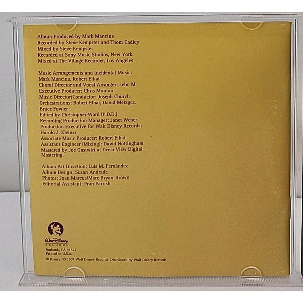 The Lion King (1997 Original Broadway Cast) - Audio CD By Elton John