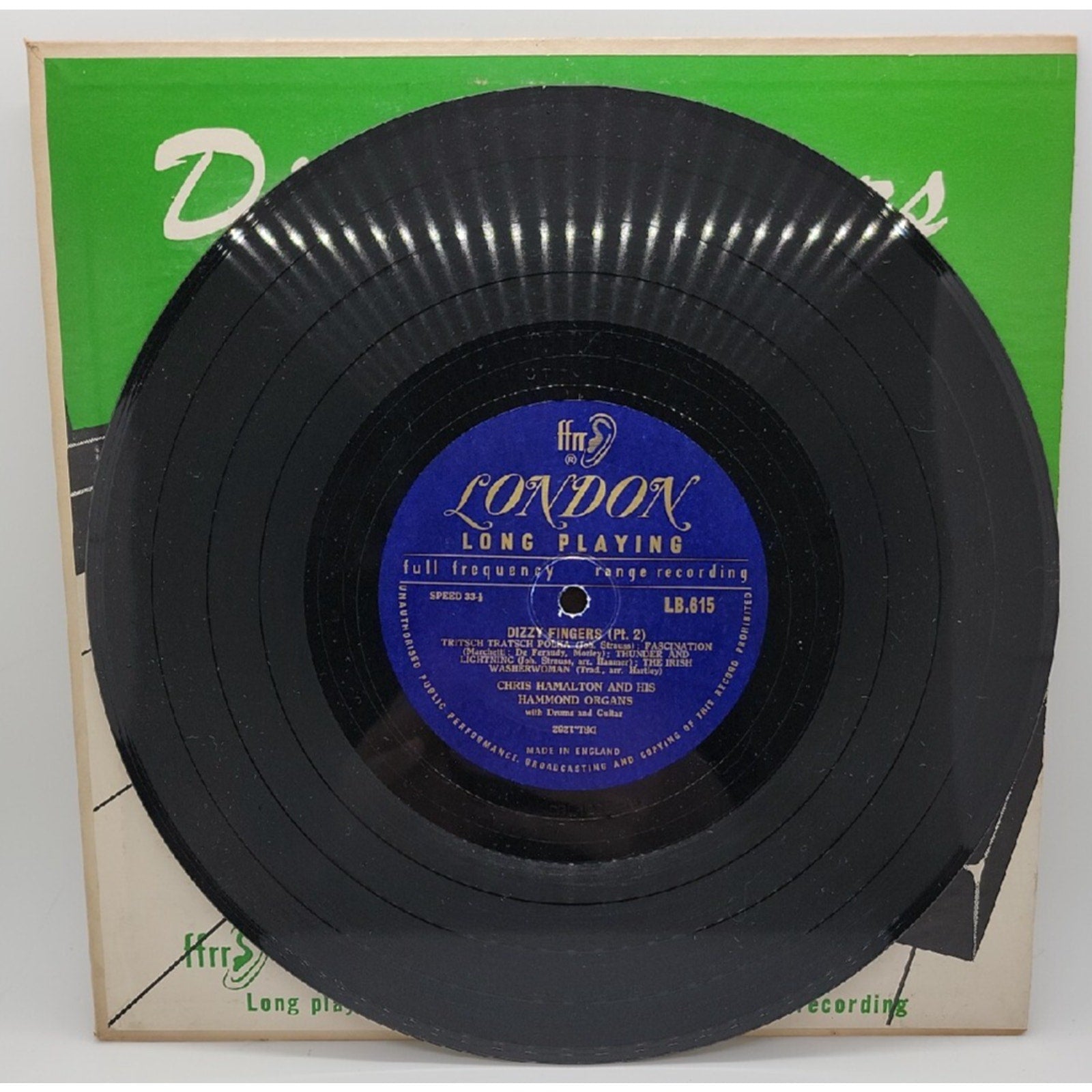 Dizzy Fingers Chris Hamilton Record