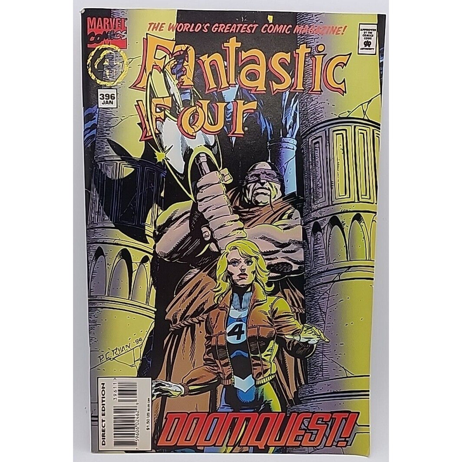 Fantastic Four #396 (1961 Series) Marvel Comics 'Doomquest