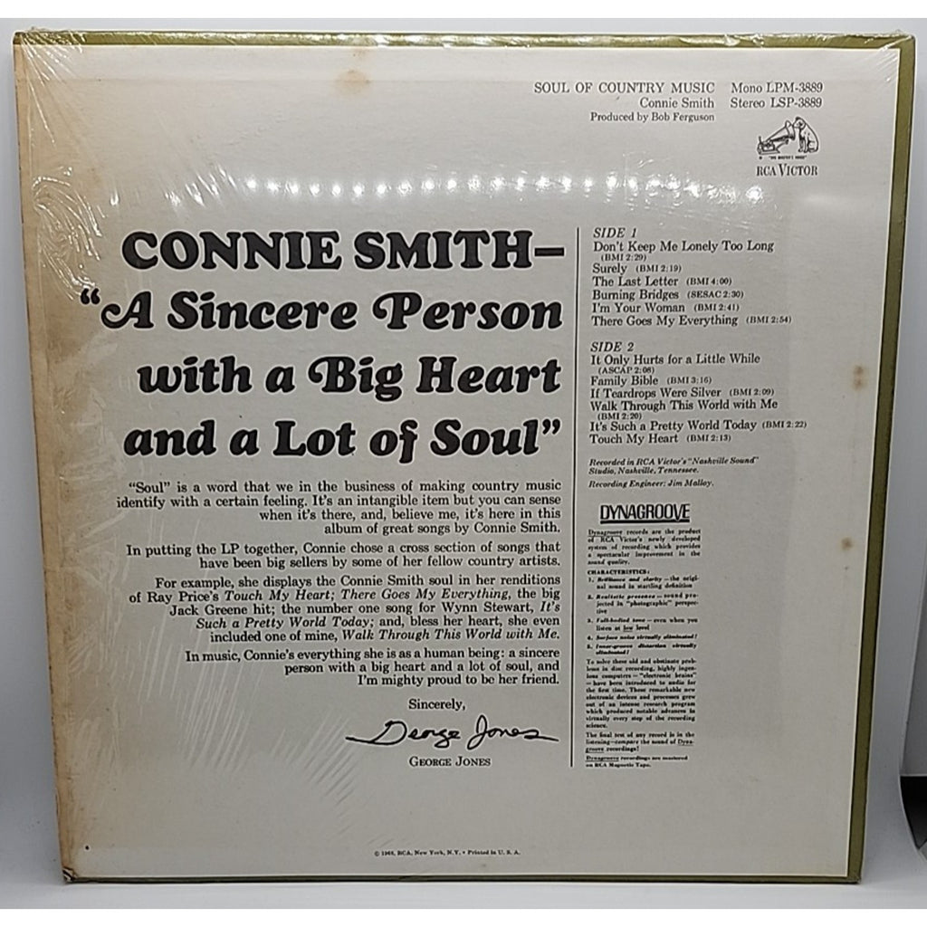 Connie Smith Soul Of Country Music (Record)