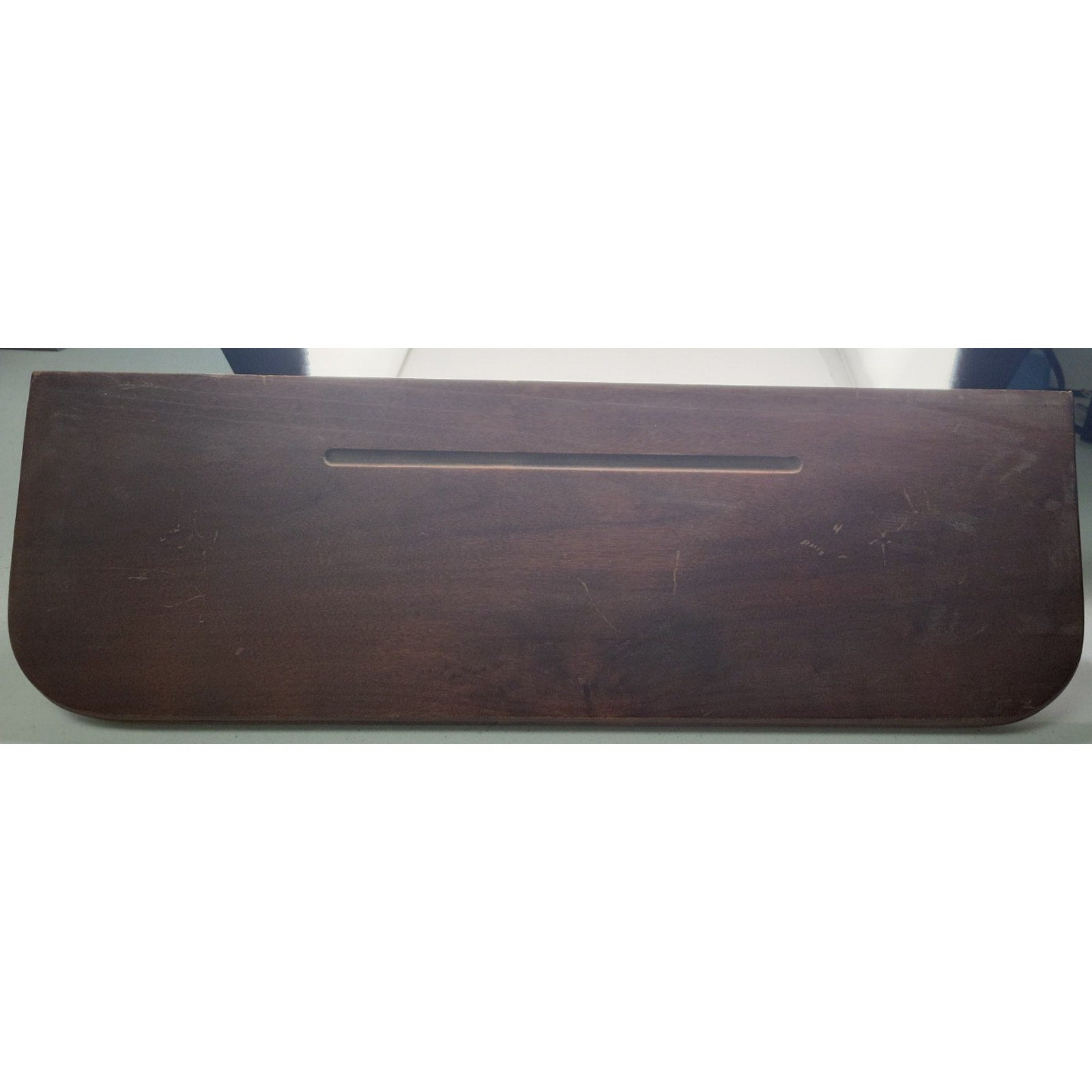 Vtg 970's-1980's Wooden Shelf with beautiful Floral Carved Detailed Sturdy