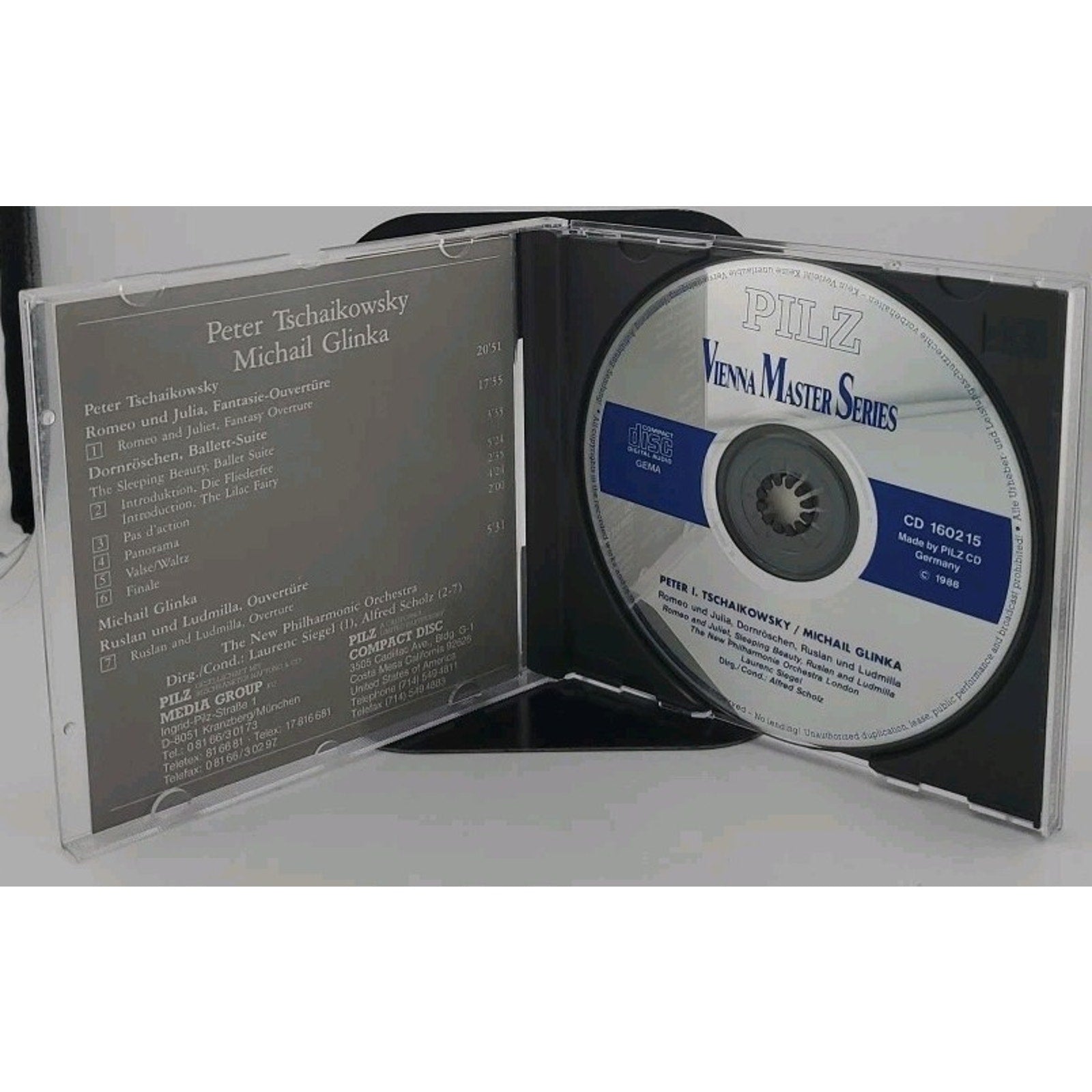 Vienna Master Series Classic: Tschaikowsky-Glinka Romeo and Julia Dornroschen CD