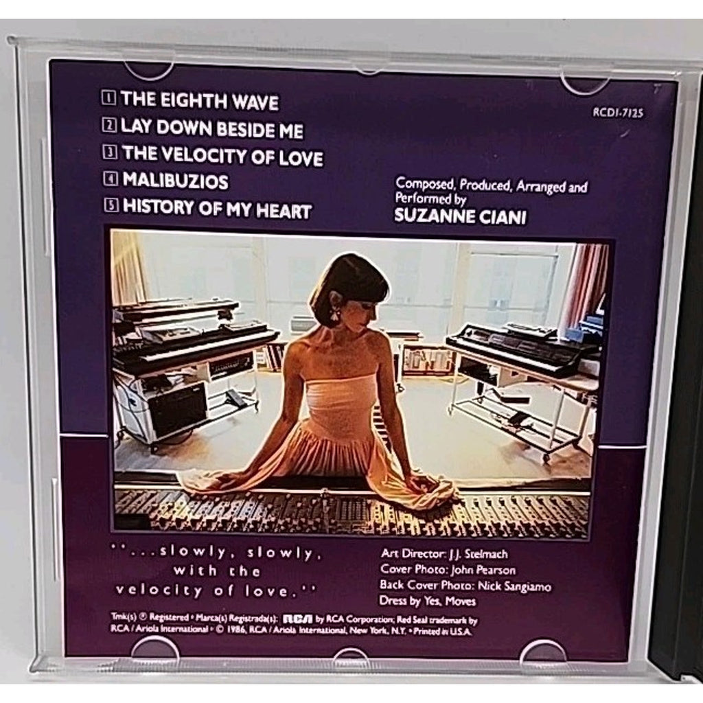 Velocity of Love - Music CD - Suzanne Ciani - 1989