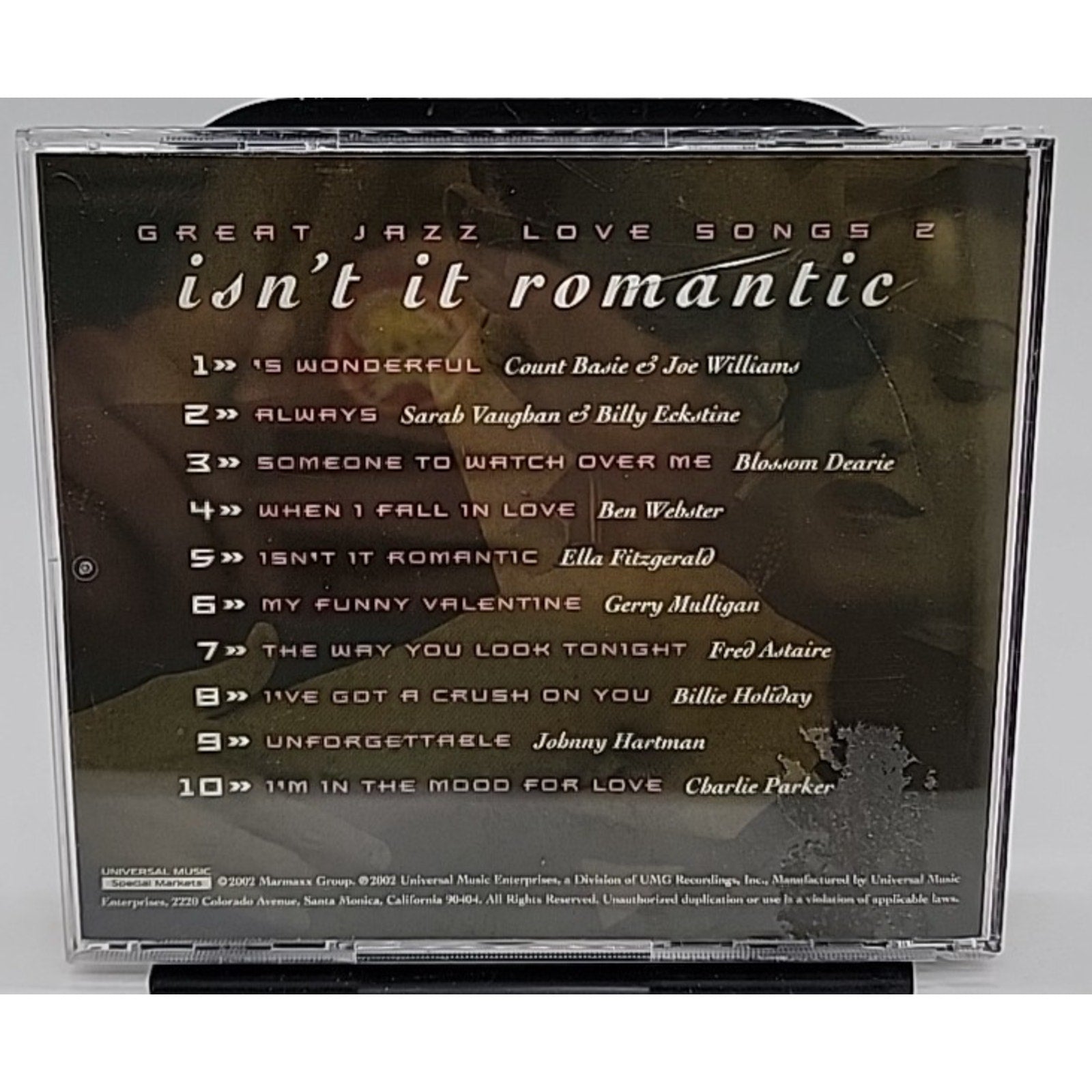 Isnt It Romantic Great Jazz Love Songs CD