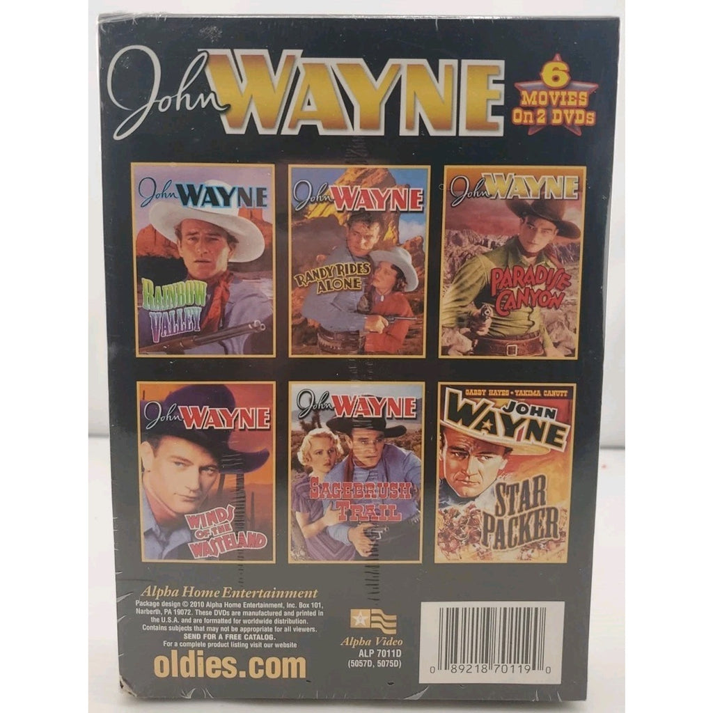 John Wayne: 6 Movie Collection (DVD) *Brand New*