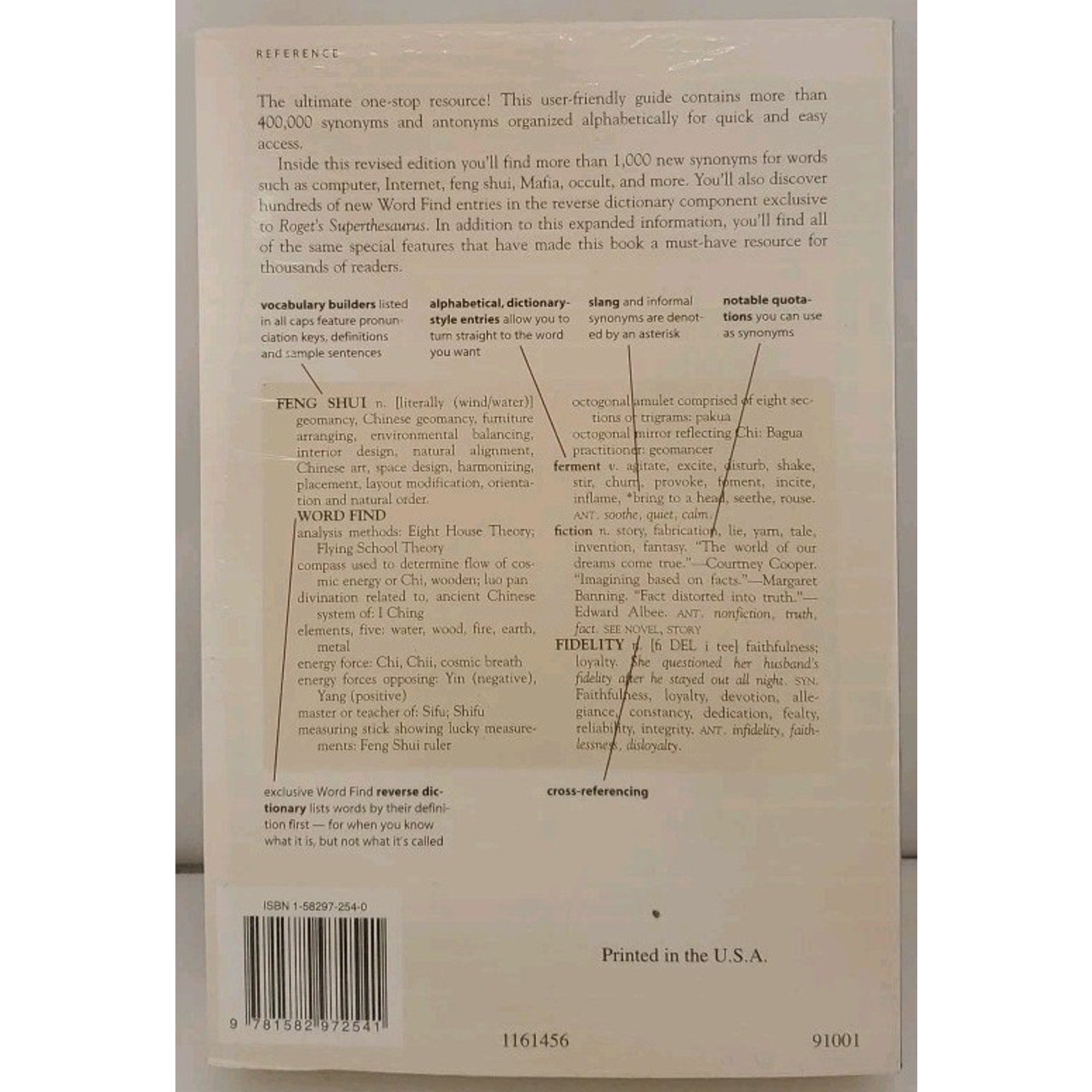 Roget's Superthesaurus by Marc McCutcheon (2003, Trade Paperback) *Brand New*