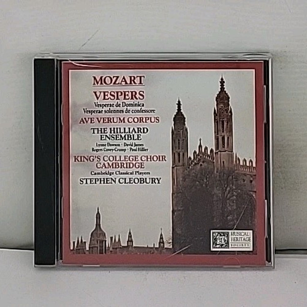 Mozart Vespers Wolfgang Mozart 1756-1791 CD Classical 2008