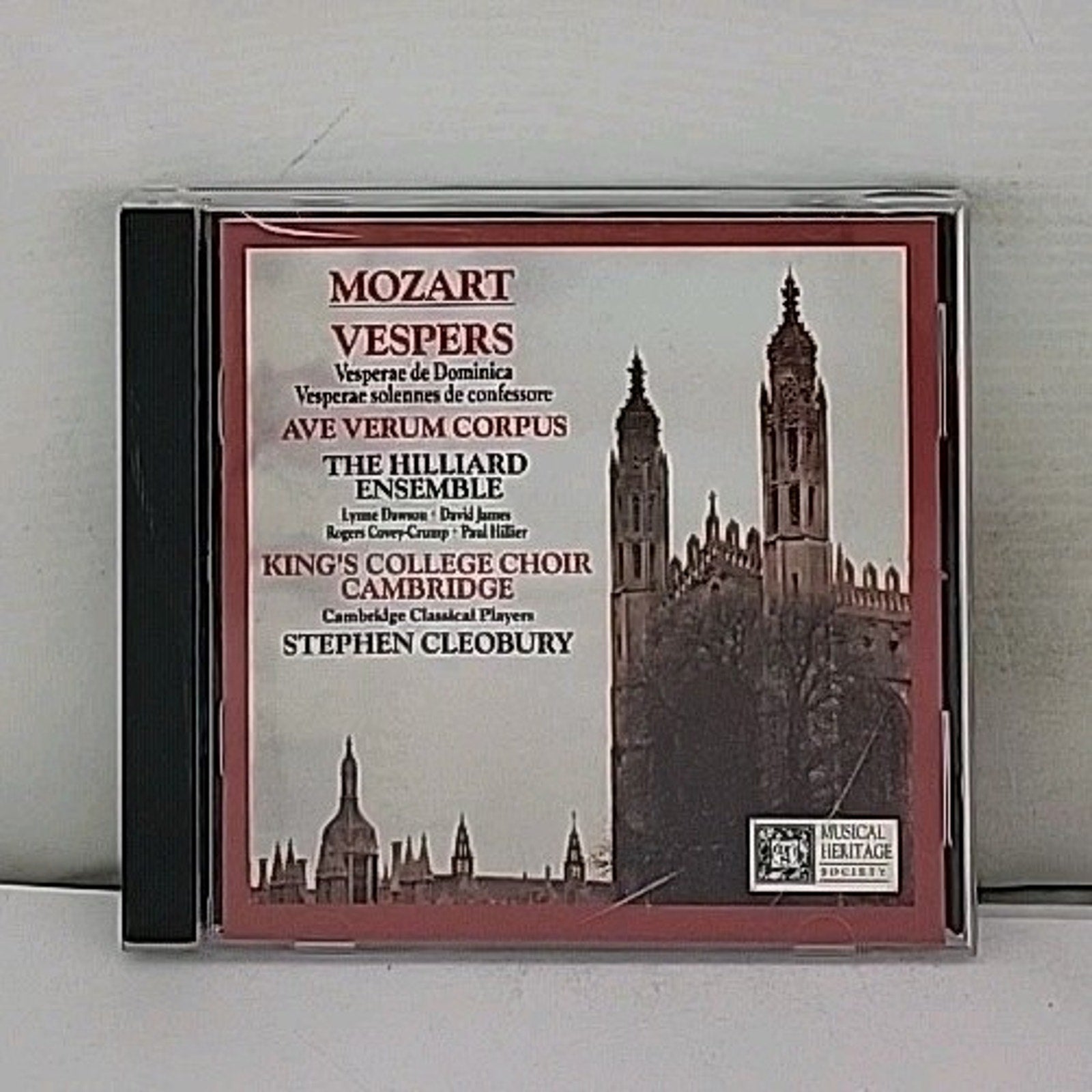 Mozart Vespers Wolfgang Mozart 1756-1791 CD Classical 2008