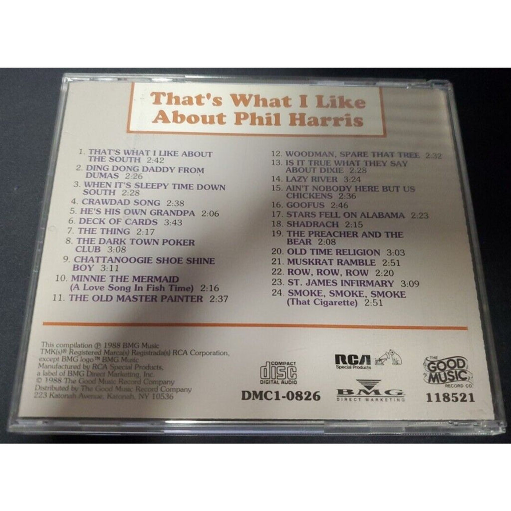 That's What I Like About Phil Harris (CD)