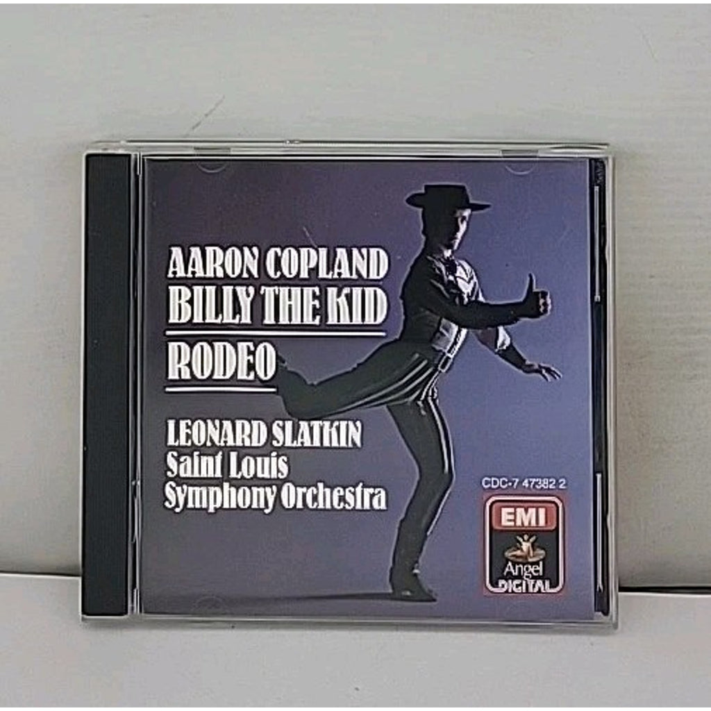 Aaron Copland - CD - Billy The Kid - Rodeo - Leonard Slatkin SL Symphony - RE