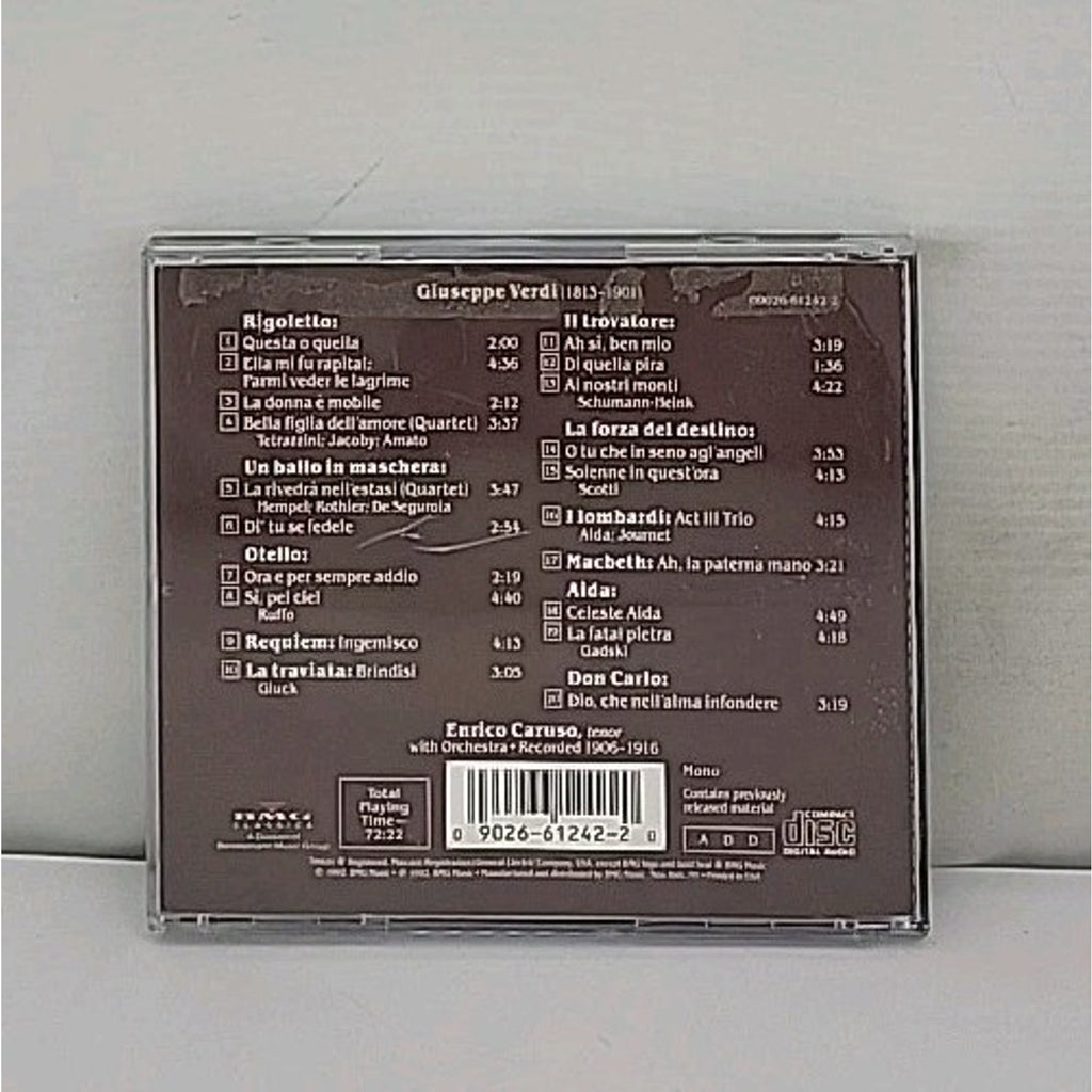 Caruso Sings Verdi CD Rca Victor Gold Seal
